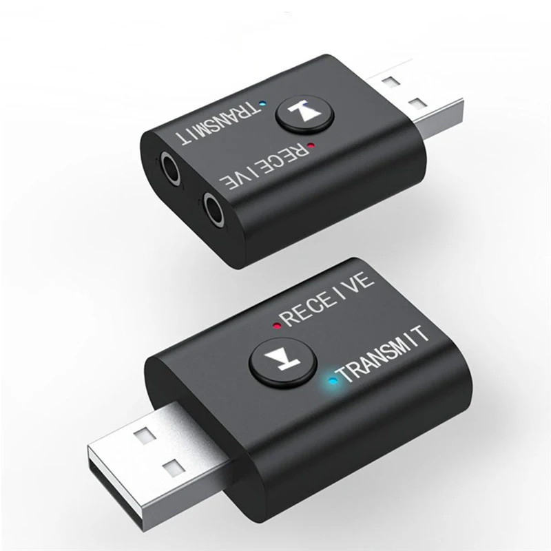 2 In1 USB Bezvadu Bluetooth Adapteri 5.0 Transmiter Bluetooth ar Datoru, TV Klēpjdatora Skaļrunis, Austiņas Adapteri Bluetooth Uztvērējs