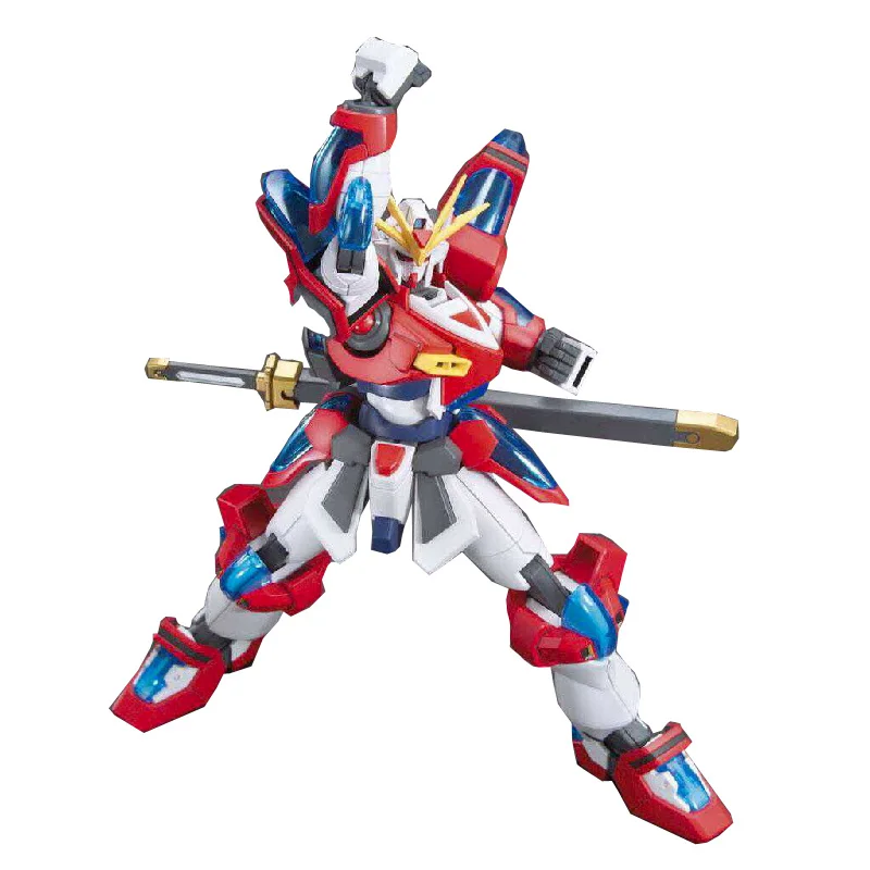 Bandai Gundam Modeļa Komplekta Anime Attēls HGBF 1/144 Kamiki Dedzināšana Gundam Oriģinālās Robota Modeli, Darbību, Rotaļu Attēls Rotaļlietas Bērniem
