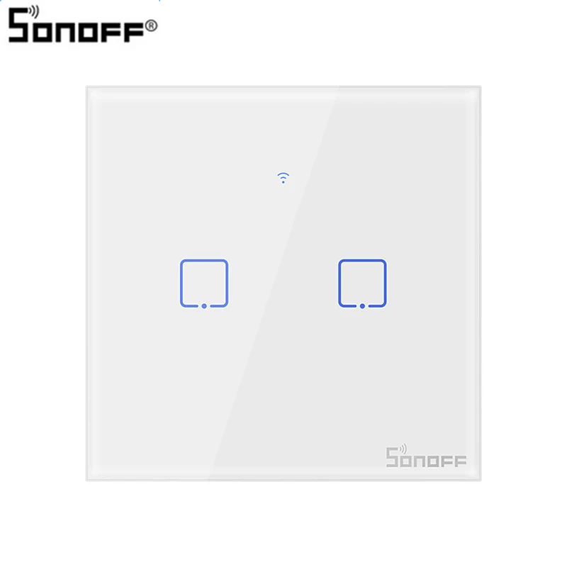 SONOFF T0 TX Smart WiFi Smart Slēdži ar 2/1 Banda Bezvadu Wifi Slēdzis Alexa, Google Home Smart Home Smart Home ES&UK&ASV