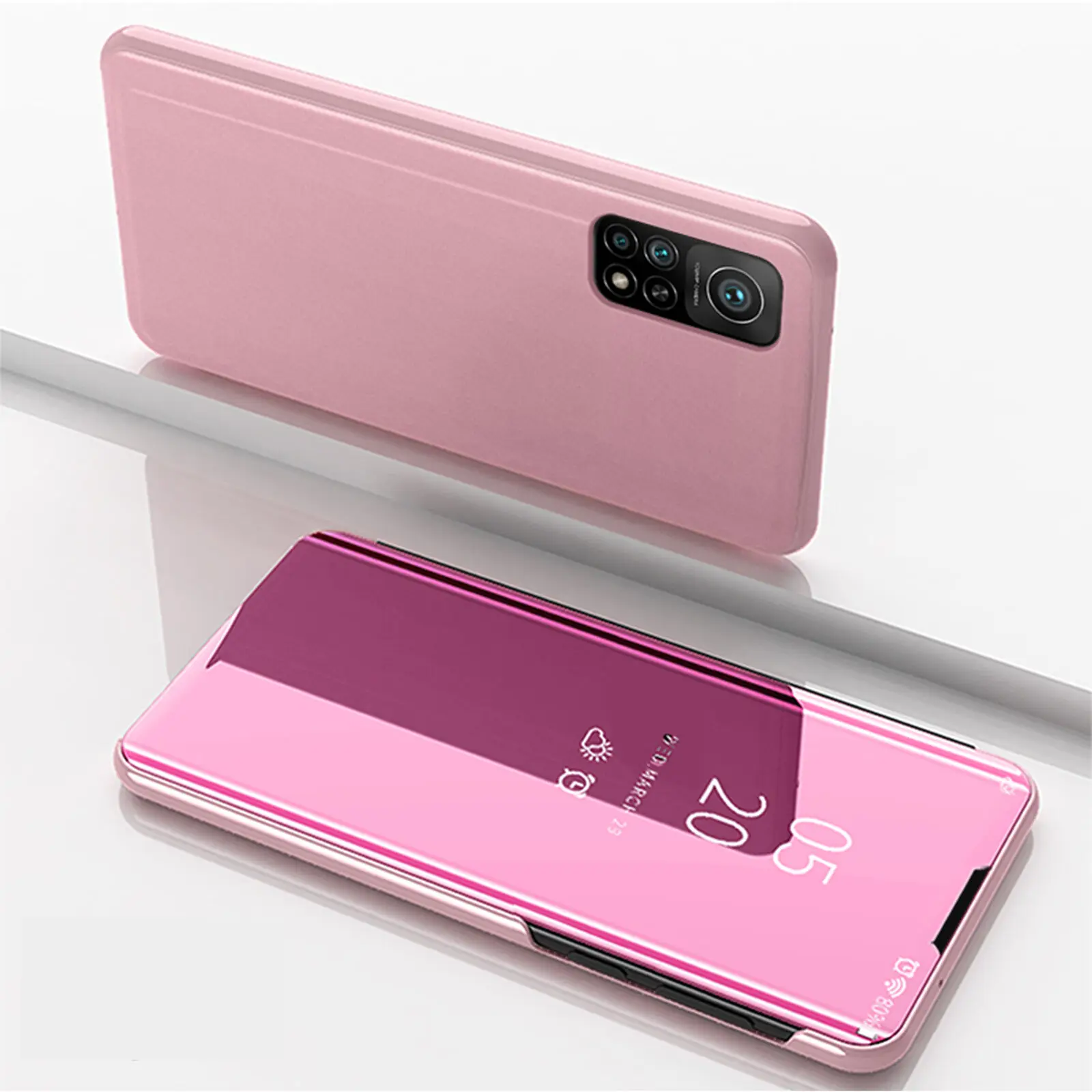 Spogulis Flip Ādas Telefona somiņa Stāvēt Vāks Sony Xperia 5 II 1 II Plus 10 XZ5 XZ4 XZ3 A2 Modes Grūti Pamatbrīvību Aizsardzības