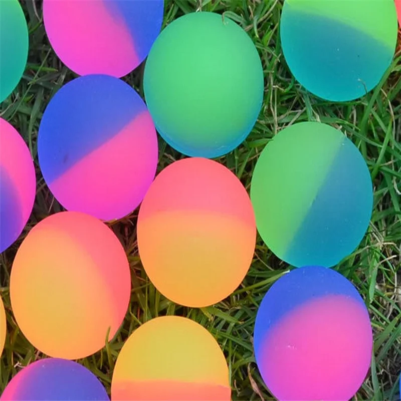 20pc/maiss Gaismas Veselīgs Bumbu Krāsaini Gumijas Bērniem, Sporta Spēles bouncy Žonglē Lekt Bumbas, Bērnu Āra Rotaļlietas Bumbu