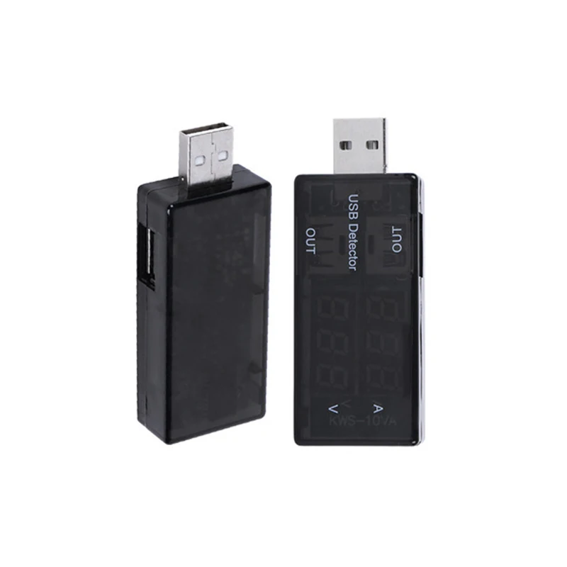 USB Voltmetrs Ammeter Strāvas Sprieguma Testeris LCD Digitālais Displejs Akumulatora Jaudu Testera Mērījumu