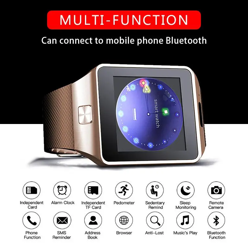 Jaunu Digitālo Vīriešiem Skatīties Smart Skatīties Vīrieši par Sieviešu Pulkstenis Android Bluetooth Pulkstenis ar Zvanu Mūzikas Fotogrāfija SIM T Karti Smart Skatīties