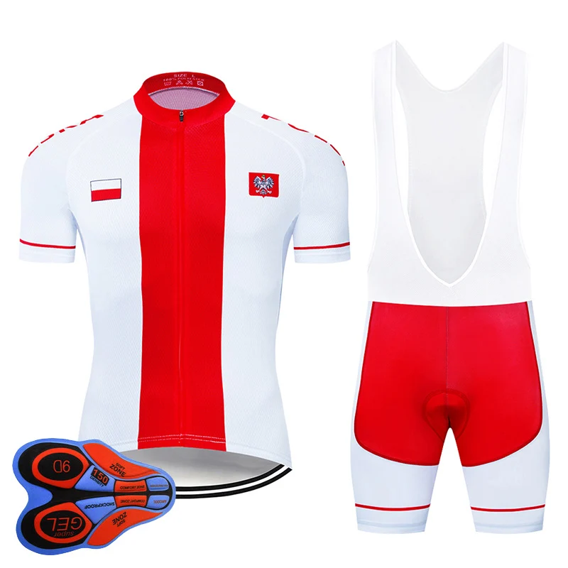 Ir 2021. Komanda, Polija Riteņbraukšana Apģērbu 9D Komplekts MTB Jersey Velosipēdu Drēbes Ropa Ciclismo Ātri Sausas Velosipēdu Valkāt Vīriešu Īsās Maillot Culotte