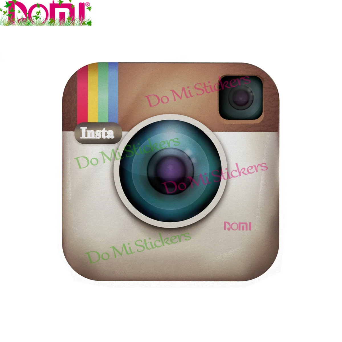 Instagram Facebook Twitter Logo Decal Uzlīmes Emblēma ar Zīmola Auto Uzlīmes, Klēpjdators Ķivere Bagāžnieka Sienas Decal Ūdensizturīgs PVC