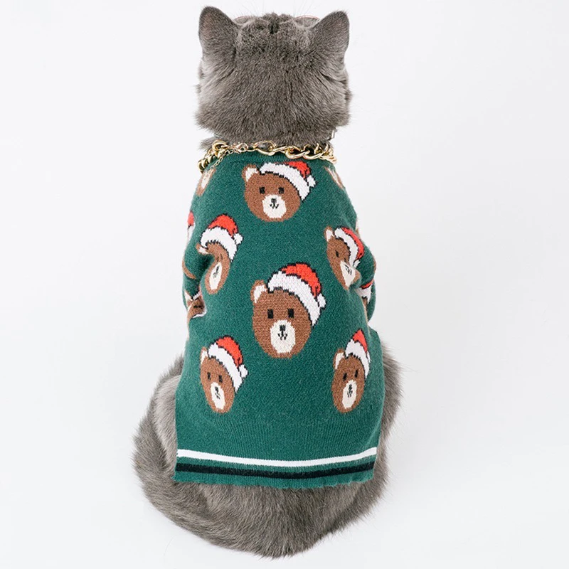 Suņu apģērbu chihuahua suns džemperis kaķis džemperis franču buldogs suņu apģērbu brūnais lācis suņu kostīms suņu piederumi, mājdzīvnieku apģērbu