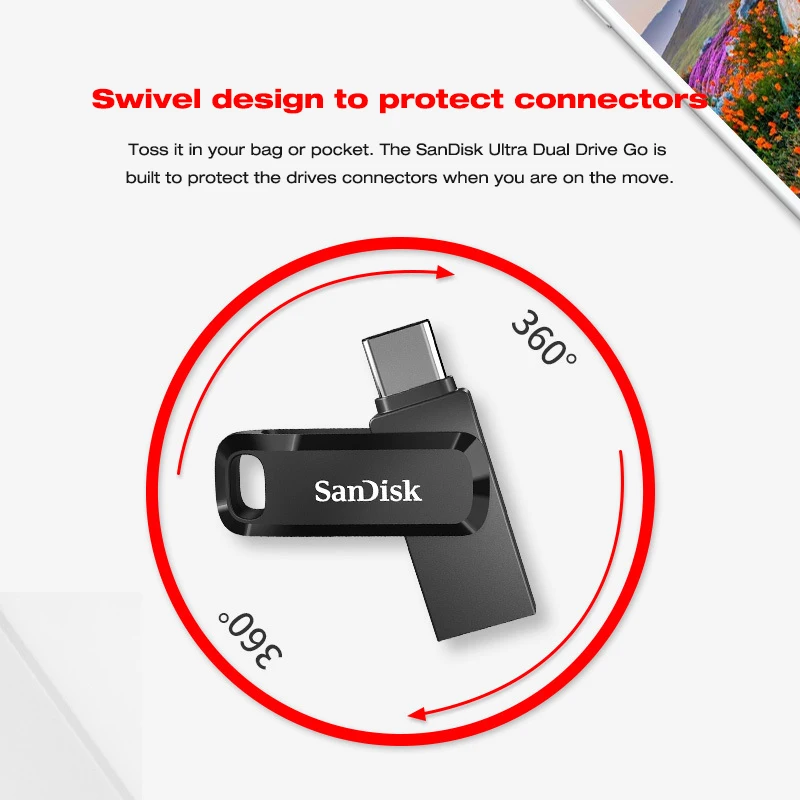 Sandisk SDDDC3 USB 3.1 Tipa C ierīces un 256 gb 128GB 64GB, 32GB Dual OTG Pen Drive USB Flash Type C viedtālruņiem/planšetdatoriem/GAB