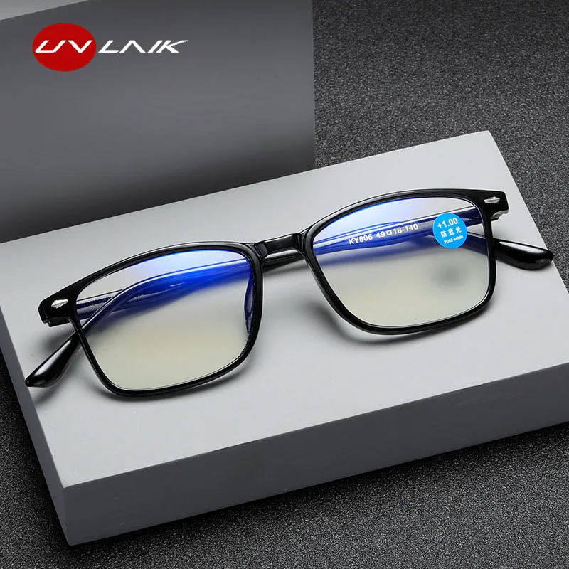 UVLAIK Ultravieglajiem Laukumā Lasīšanas Brilles, Lai Vīrieši Sievietes Anti Zilā Gaisma Presbyopic Brilles +1.0 +1.5 +2.0 +2.5 +3.0 +3.5 +4.0
