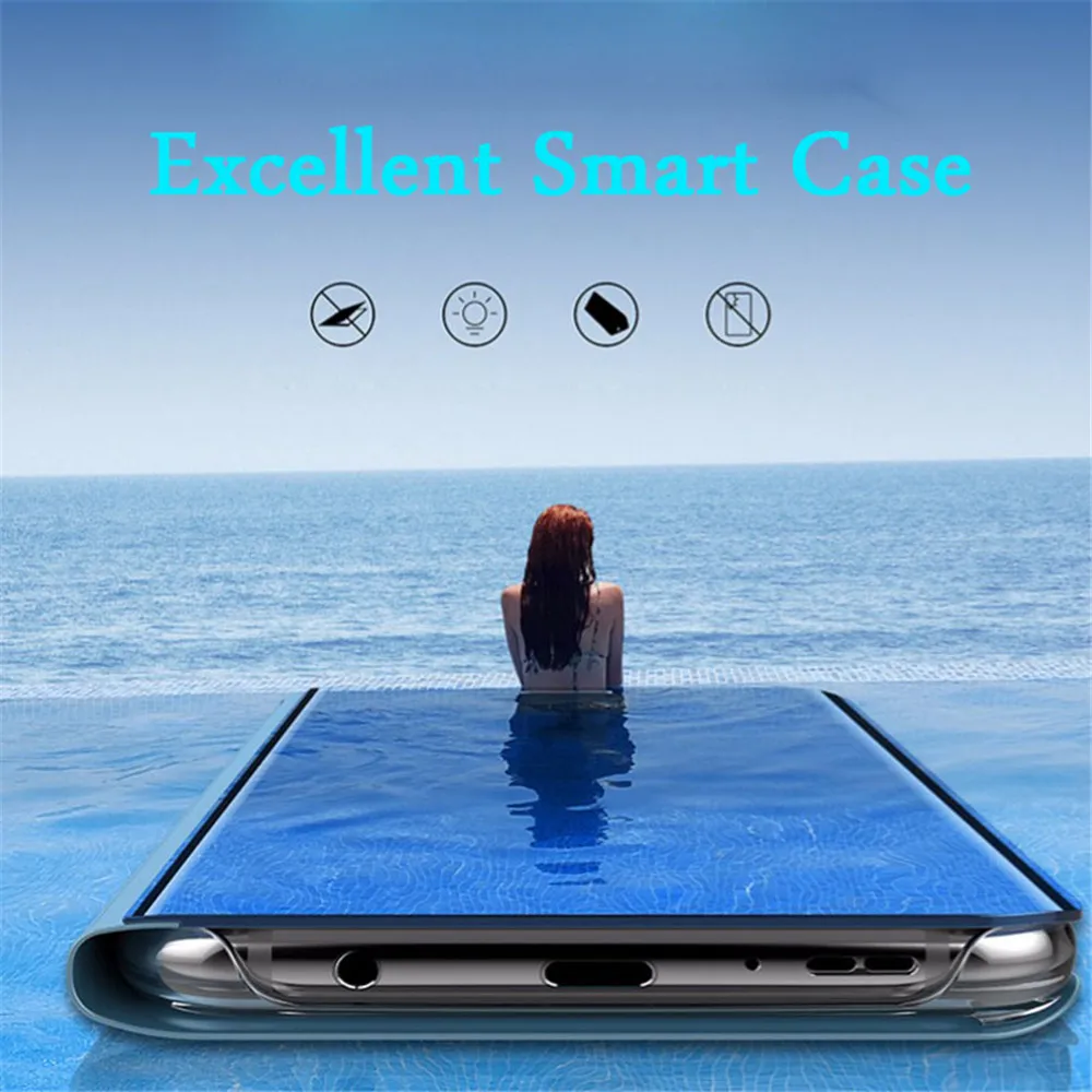 Spogulis Flip Case For Samsung Galaxy A50 A51 A21s A71 A20 A10 M21 M31 A7 2018. Gadam, Ņemiet vērā, 20 ultra 9 10 Vāciņu Samsung S20 S10 S8 Plus