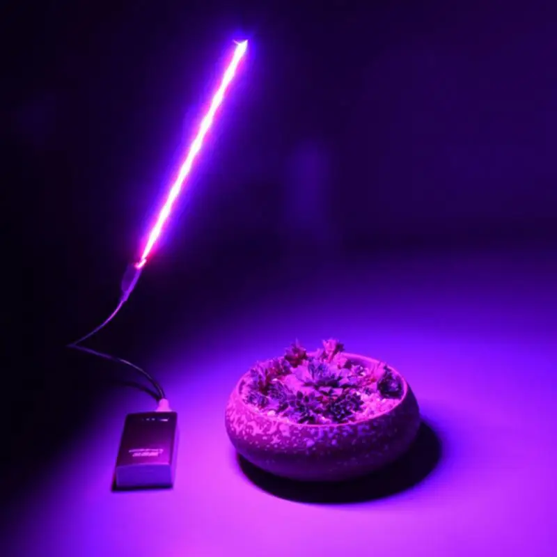USB LED Augu Augšanas Lampas 5V 2.5 W, Pilna Spektra Gaismas, Sudrabaini Iestāde Hidroponika Sistēmu siltumnīcas efektu Izraisošo Zaļo Augu CE