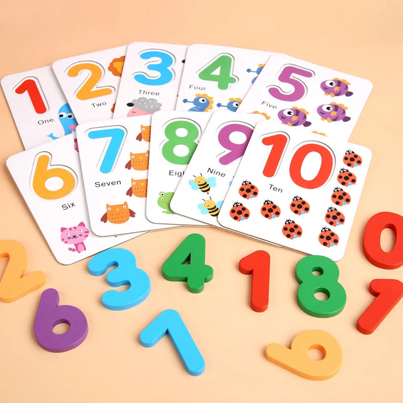 Matemātika Montessori Matemātikas Rotaļlietas, Krāsainas 100gab Izziņas Skaitīšanas Nūjas Papildus Atņemšanas Kartes Ciparu Bloku Komplekts Atbilstības Spēles