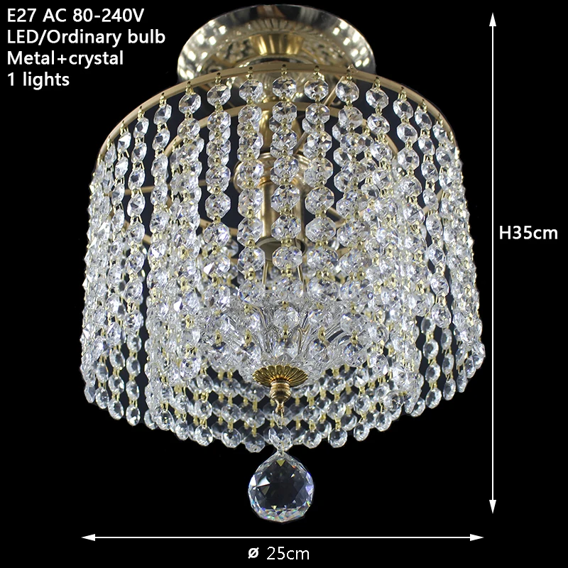 Mūsdienu golden royal kristālu spīdumu Griestu lampas E27 vintage art deco LED griestu Lampa, Gaismeklis, Lai Dzīvojamā Istaba guļamistaba viesnīcu