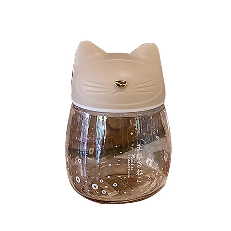 Japāņu literatūrā un mākslā, modes gudrs vēsā stikla slīpumi portatīvo ērts Stikla Kaķis formas stikla, ūdens kauss