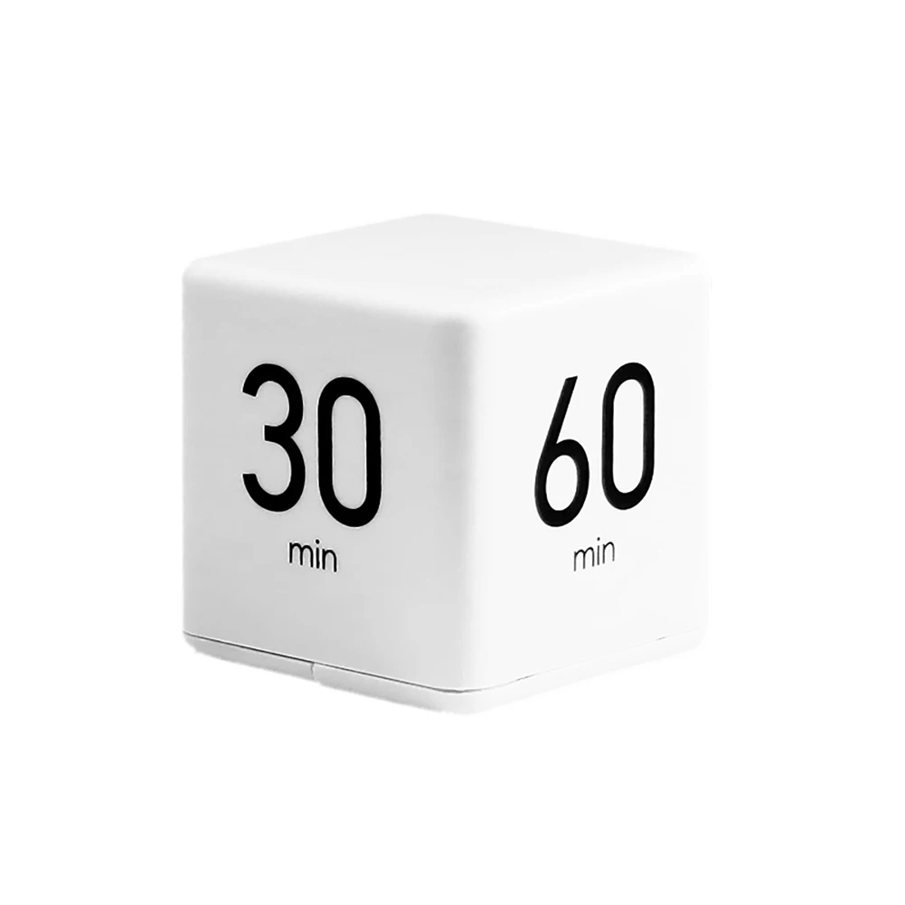 Vienkāršs Pulkstenis, Taimeris, Modinātājs Cube Digitālo Minūtes Laika Vadība Balta Taimeris Laika Pārvaldības Rīks