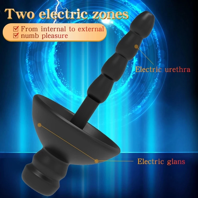 Jauna Elektriskā Šoka Viļņi Dzimumlocekļa Plug Vibrators Seksa Rotaļlietu Vīriešiem Bdsm Stimulators Uretrālo Skaņas Stiepjas Dilator Expander Šķīstības
