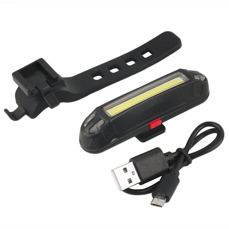 COB USB Lādējamu Aizmugurējie Lukturi, Velosipēdu Piederumi, Velo Sporta Velo Apgaismojums Ūdensnecaurlaidīgs Izjādes Velosipēdu VADĪJA Velosipēdu lukturu