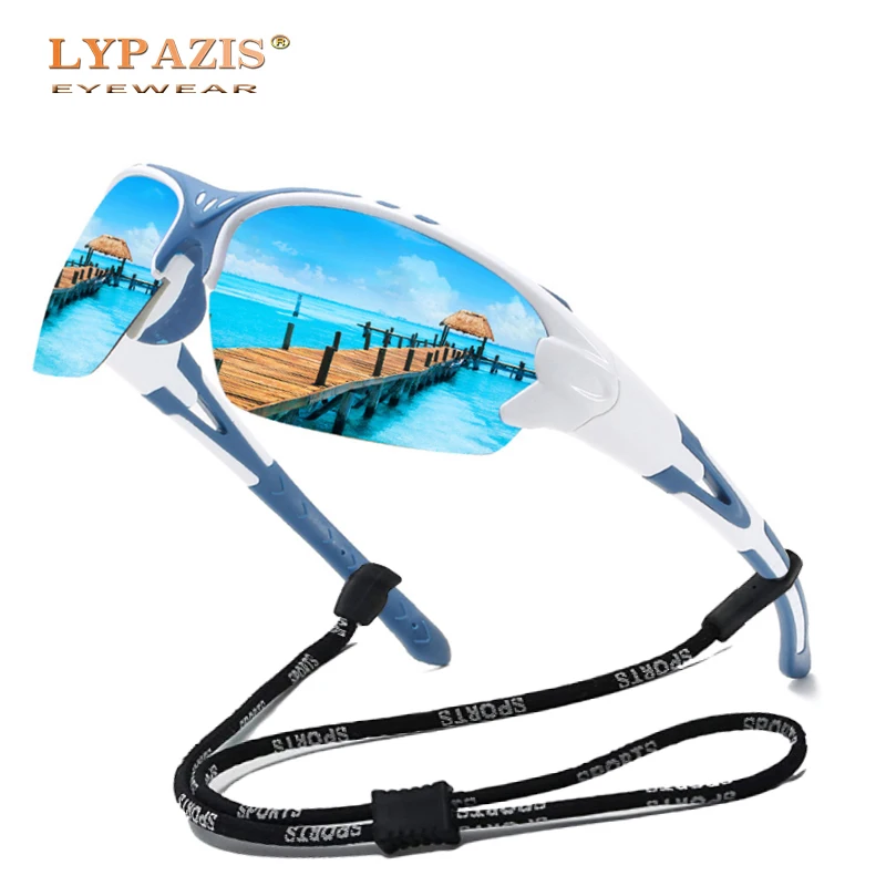 Ir 2021. Polarizētās Saulesbrilles, Sporta Stils ar Virvi Mens Vīriešu Klasiskās, Braukšanas, Zvejas Brilles UV400 Zelta Darbojas Beisbola Toņos