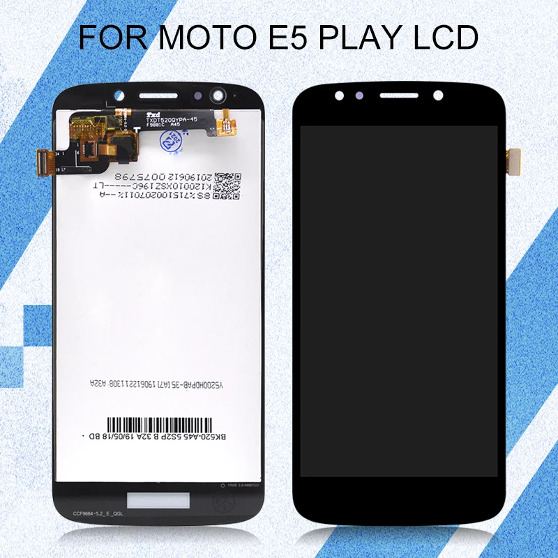 Catteny Oriģinālu Par Motorala Moto E5 Spēlēt Lcd Ar Touch Screen Digitizer Nomaiņa Digitizer XT1920 XT1921 Reklāmas Montāža