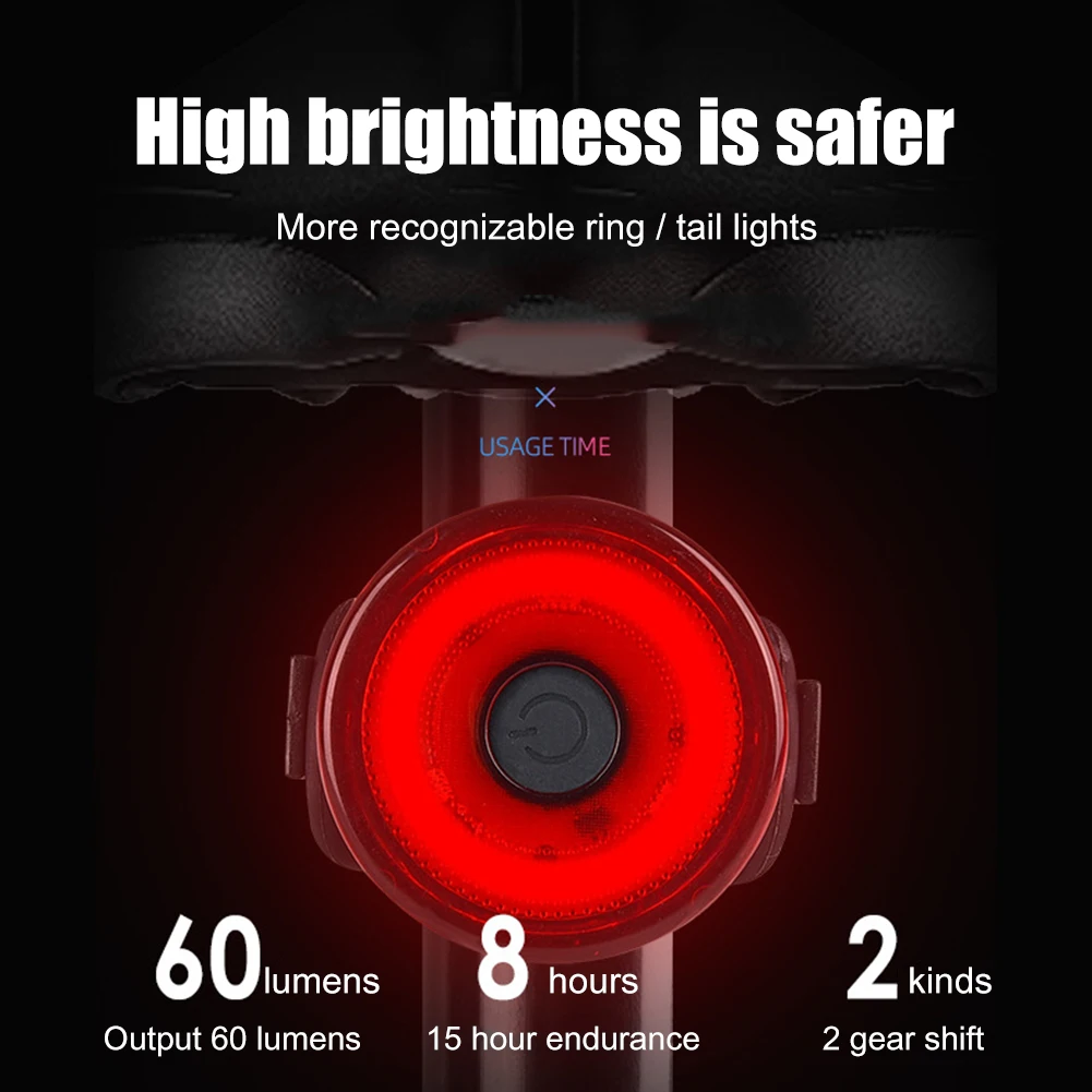 LED MTB Velosipēds Astes Gaismas Ūdensizturīgs 2 Veidu Aizmugurējās Drošības Flash Brīdinājuma Velosipēdu Lampu Taillight Velo Gaismas Velosipēdu Piederumi