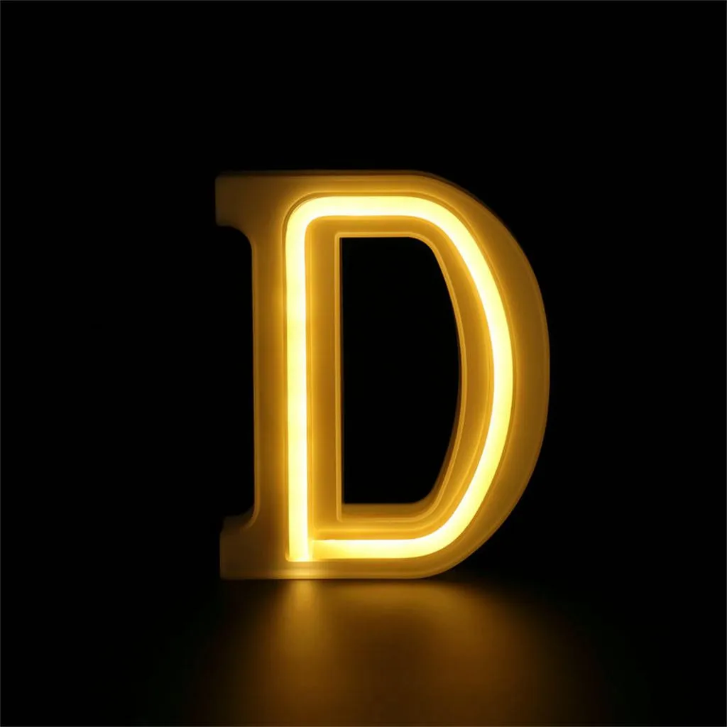 3D LED Nakts Lampa 26 Vēstuli Lampa USB Vēstuli Gaismas iedegas Baltā Plastmasas Vēstules Pastāvīgā Karājas Nakts Gaisma Puse Dekori A-Z &