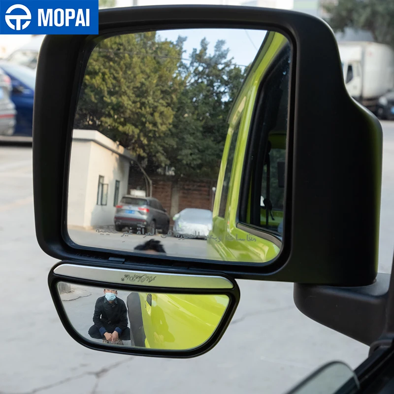 MOPAI Auto Atpakaļskata Spogulī, Blind Spot Autonoma Spoguļi Suzuki Jimny 2007-2021 JB74 JB64 JB43 Platleņķa Spogulis Piederumi