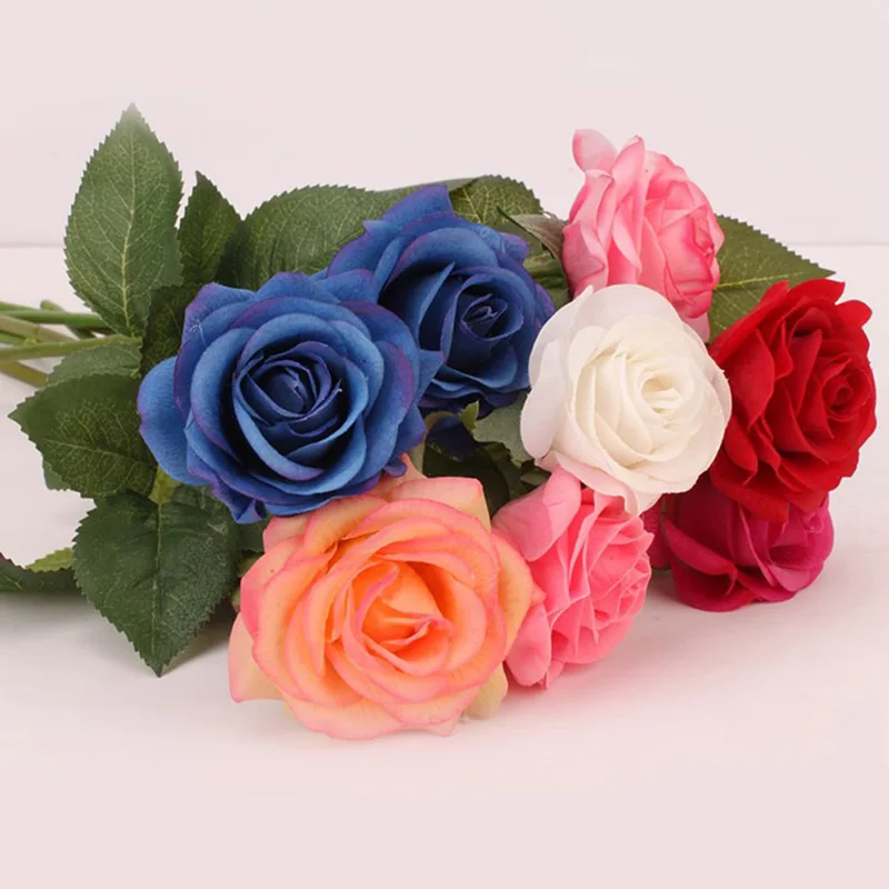 45cm, Roze, Peonija Mākslīgie Ziedi Vintage Zīda Mazo rožu kāzu Viltus Ziedi Mājās, Kāzu Dekorēšana Festivāls Piederumi