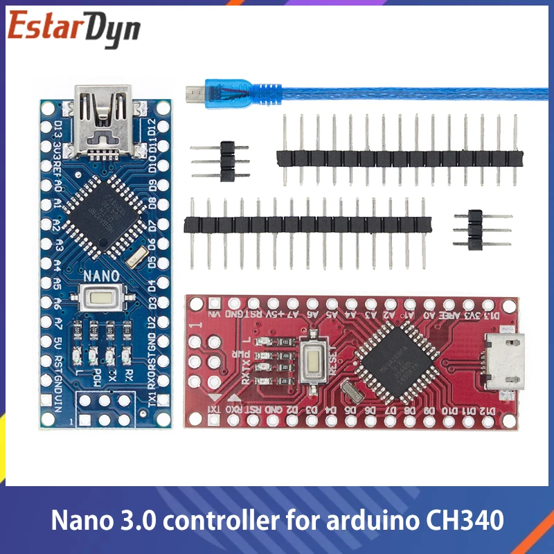 Nano Ar boot loader saderīgā Nano 3.0 kontrolieris arduino CH340 USB draiveris 16Mhz Nano v3.0 ATMEGA328P/168P