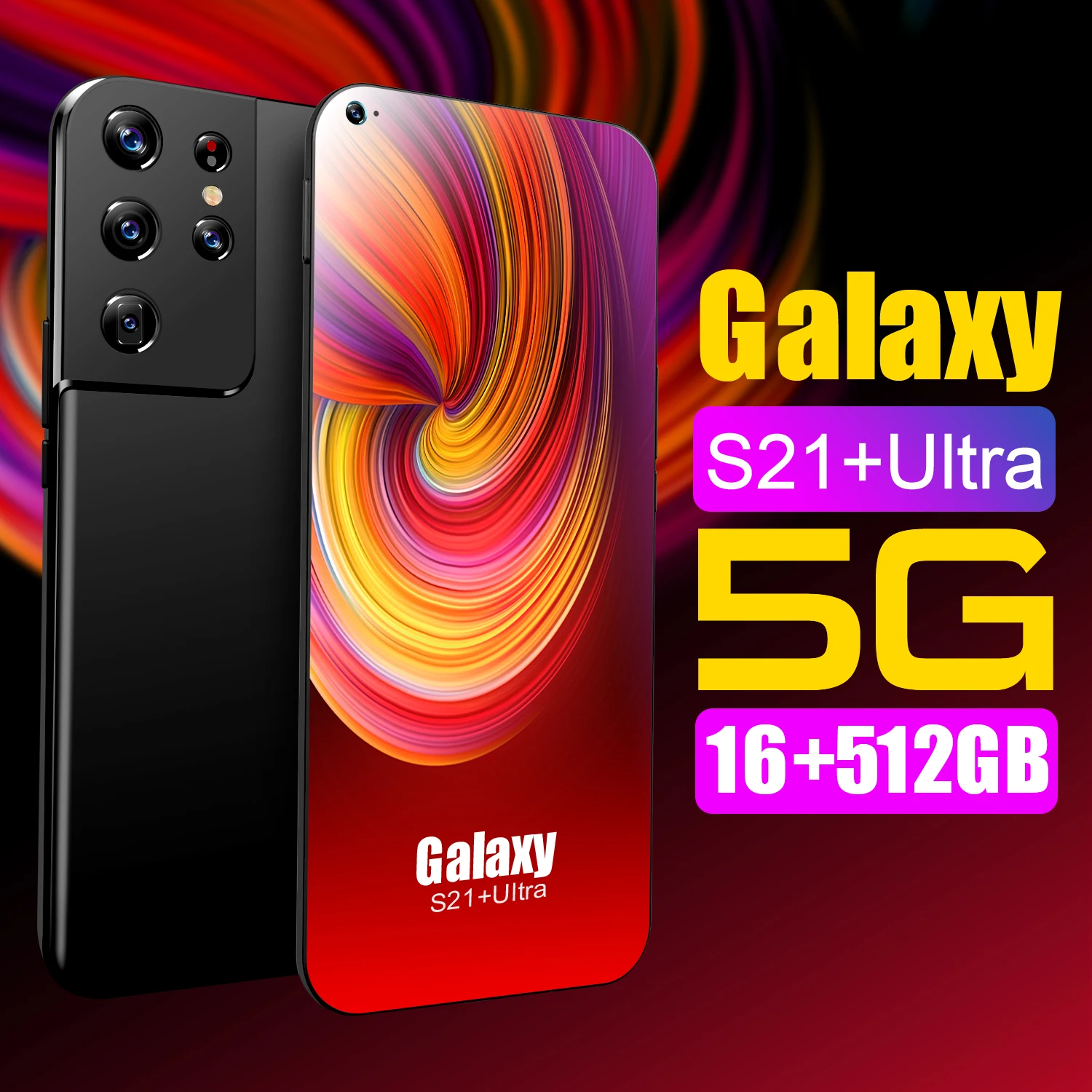 7.3 collu Galxy S21 Ultra mobilie Telefoni Atslēgt 24MP+48MP 6800mAh 16 GB, 512 GB MTK6889 5G Globālo Versiju Android 10