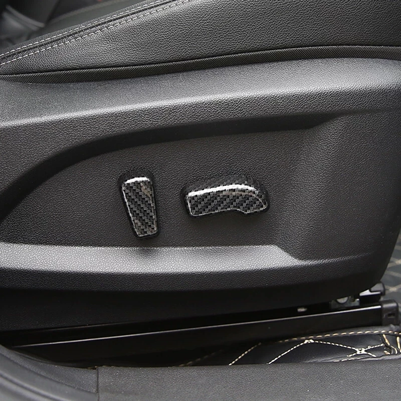 Priekš Nissan Maxima 2016 17 18 2019 Veidošanas Piederumi Auto Sēdekļa Regulēšanas Slēdzi, Poga Vāka Apdare ABS Oglekļa šķiedras/Chrome 5gab