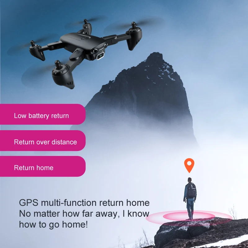 2021New F6 Dūkoņa 4K IZŠĶIRTSPĒJAS Kameras GPS FPV Drones Ar Sekojiet Man, 5G WiFi Optisko Plūsma Salokāms RC Quadcopter Profesionālās Dron Rotaļlietas