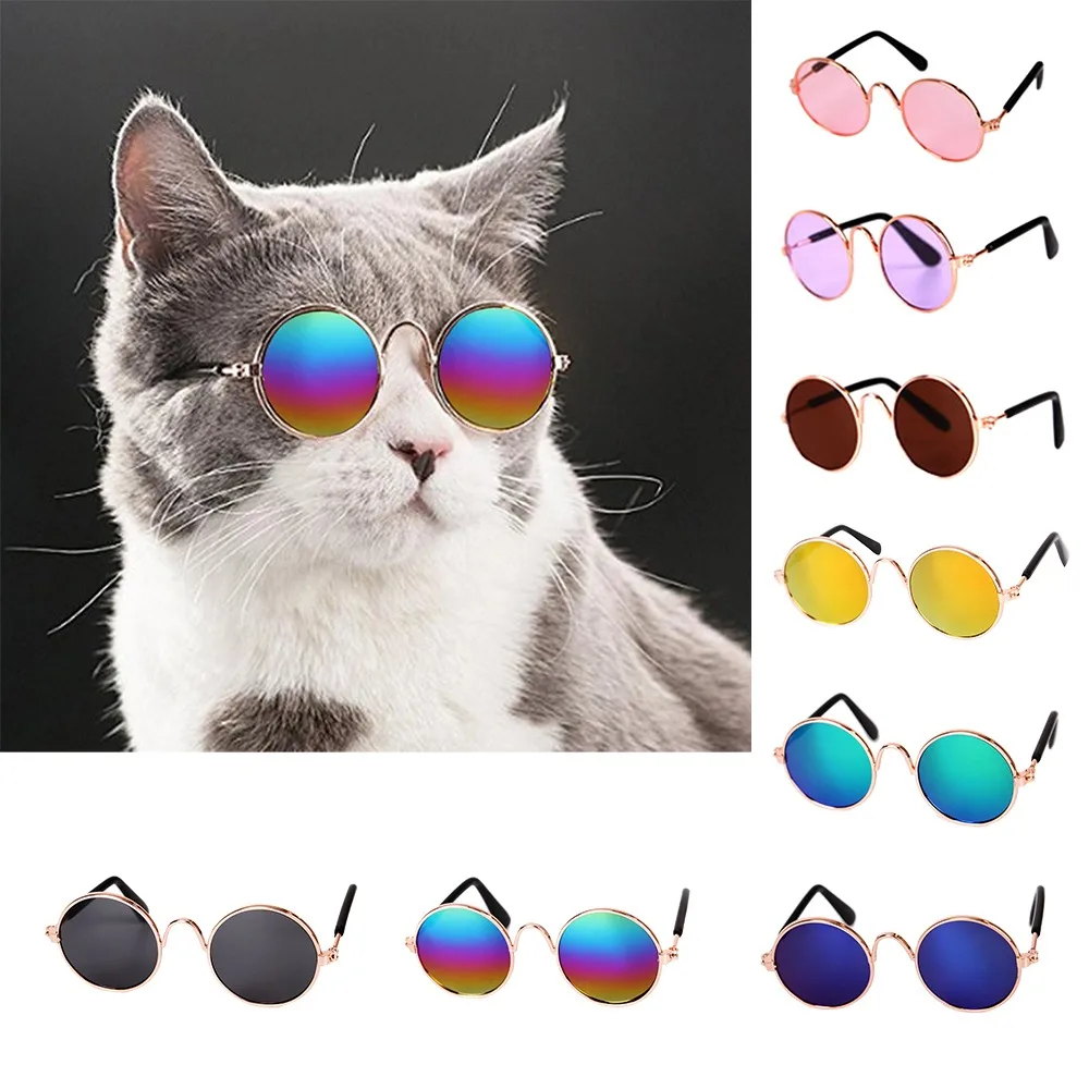 Skaists Pet Cat Brilles Acu valkāt Saulesbrilles Mazo Suņu Kaķu, Mājdzīvnieku Fotogrāfijas Aksesuārus, Piederumus, Top Pārdošanas Pet Produkti ir 2021.