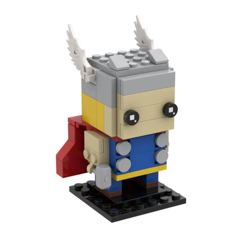 Liehuobrick Super varonis Thor brickheadz Celtniecības Bloki, Rotaļlietas Bērniem Dāvanas