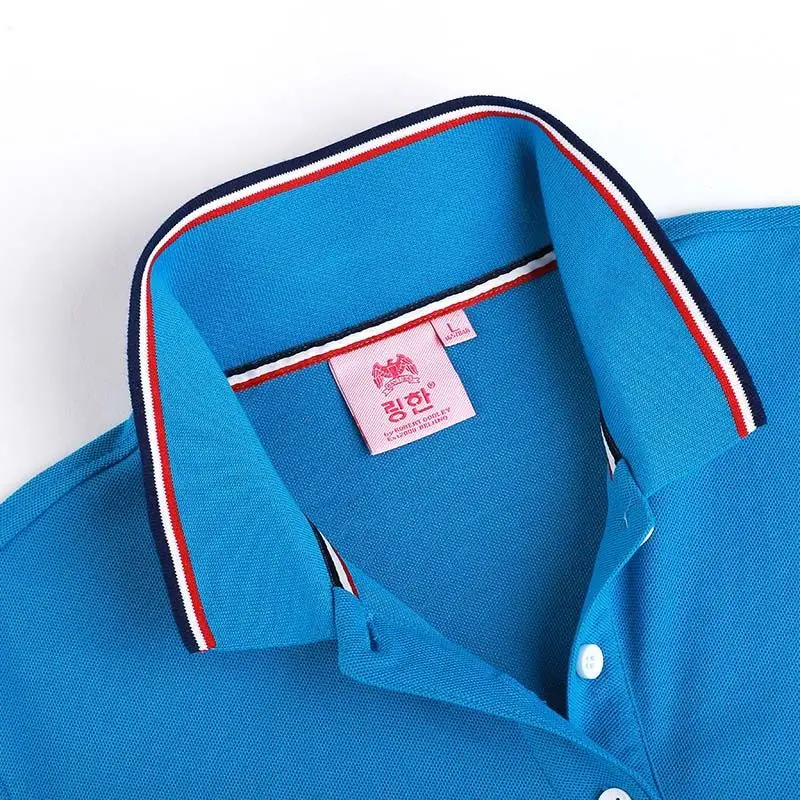 Vasaras Luksusa Īsām Piedurknēm Polo Krekli Vīriešu Golfa Polos Kokvilnas Darba Apģērba vienkrāsainu Modes Biznesa Sievietes Tee Vairumtirdzniecība