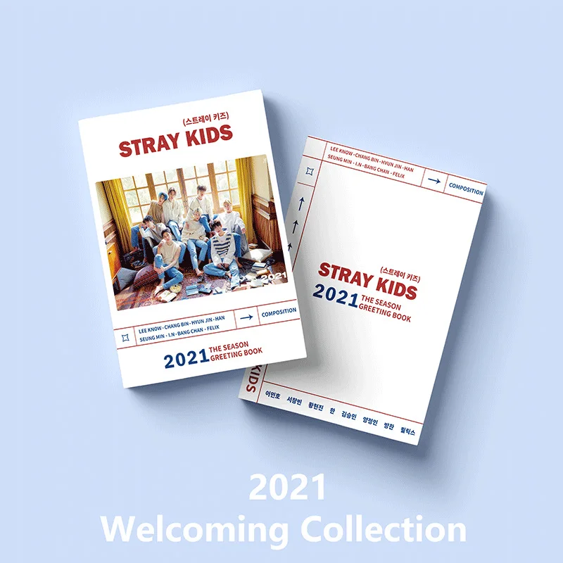 Ir 2021. Kpop Klaiņojošiem bērniem, Mini albumu faniem dāvanu kolekcijas K-pop straykids minibook