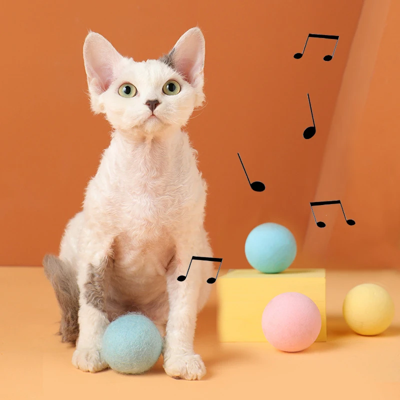 Kaķis Rotaļlietas Interaktīvas Bumbu Catnip Kaķu Apmācības Rotaļlietas Smart Pet Spēlējot Bumbu Produktu Rotaļlieta Kaķiem Kaķēns Kitty Pet Pīkstošs Piederumi