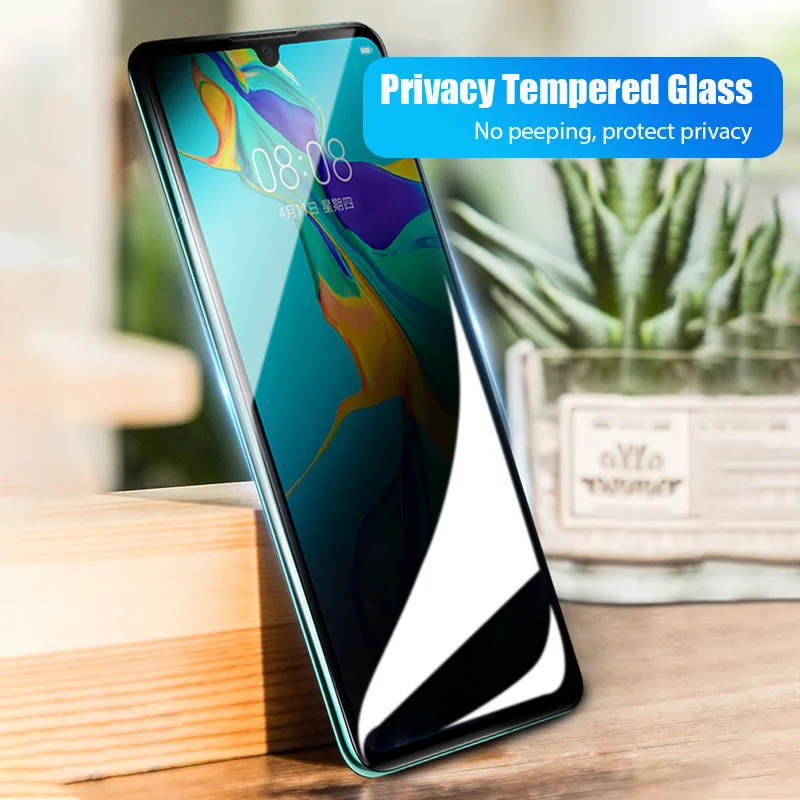 Anti Spy Rūdīta Stikla Huawei P Smart Pro Plus 2019 Z 2020 2021 S 9D Privacy Screen protector for Huawei Mate 30 20 10 Lite