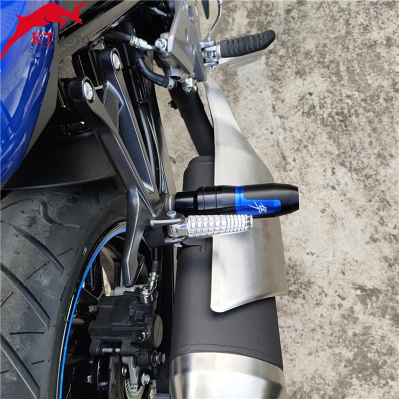 Par SUZUKI GSX1300R HAYABUSA GSX-R 1300 1999-2020 Motociklu CNC Accessoires Krišanas aizsardzības Izplūdes Slīdni Crash pad slider