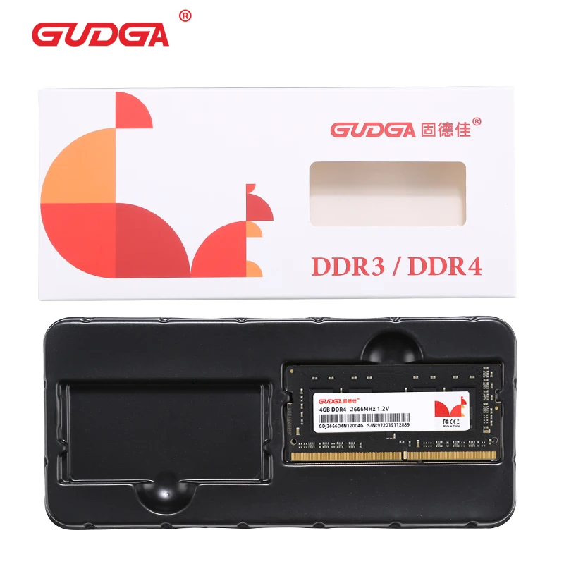 GUDGA Memoria Ram DDR4 4GB 8GB 16GB 32G 3000MHZ 2666 MHZ Sodim 1.2 V Atbalsta Dual Channel For Laptop Notebook Datoru Piederumu