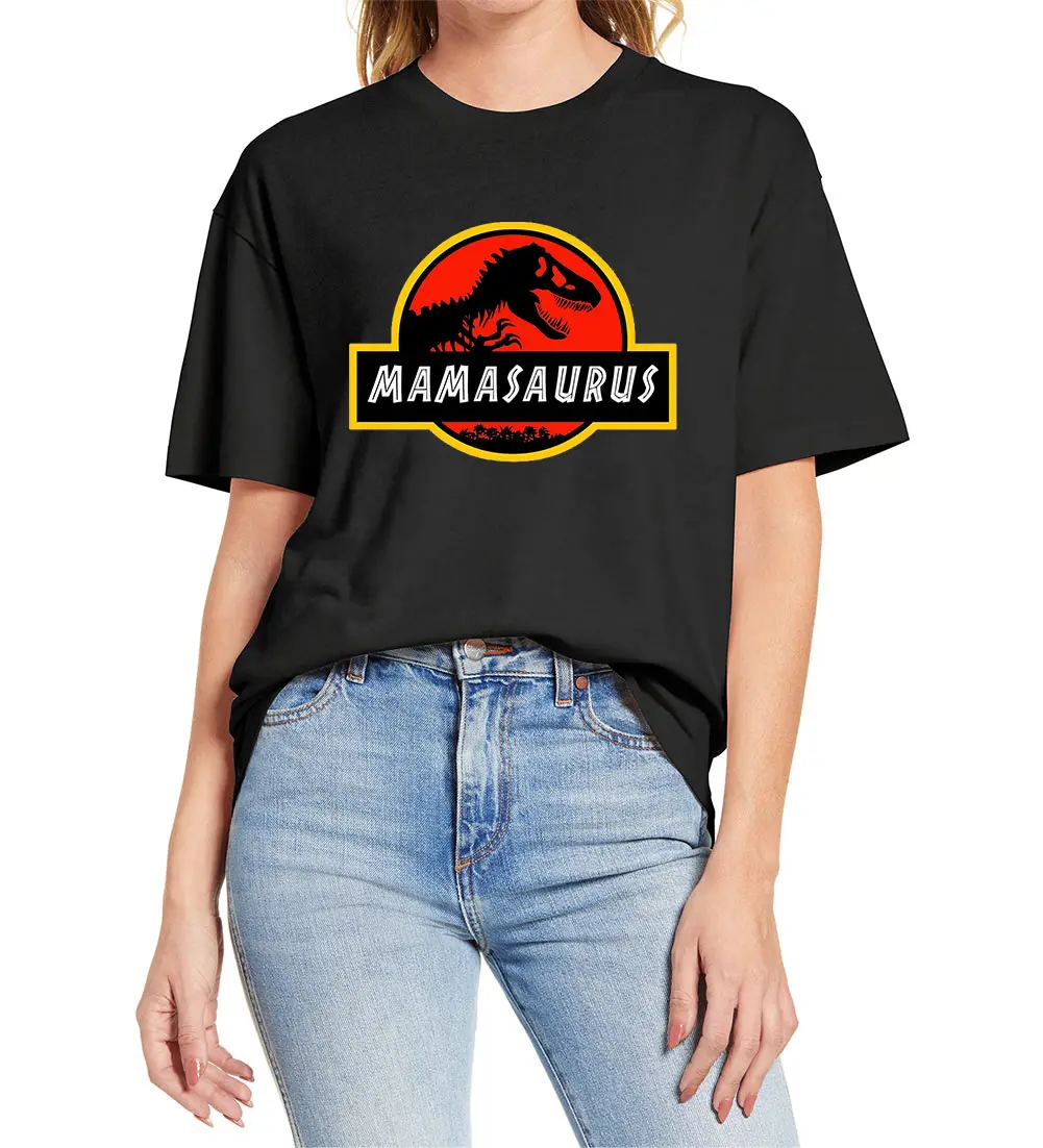Mamasaurus T Rex Dinozaura Mammu Saurus Ģimenes Saskaņošanas Dinozaura Mammu Krekli Jaunums Sievietēm, Kokvilnas T-Krekls Mama Dāvanu