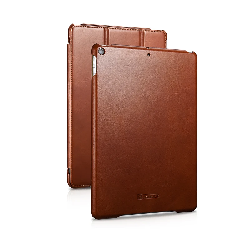 Lietā par iPad Mini 5 2019 Īstas Ādas Magnēts Segtu Ultra Slim Vintage Biznesa Smart Stand Case for iPad Mini 5