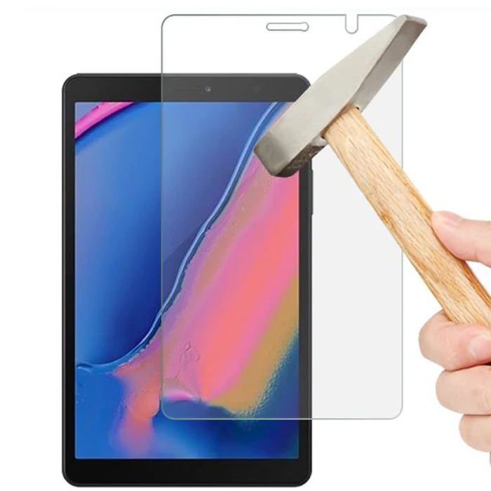 2GAB Rūdīts Stikls Screen Protector For Samsung Galaxy Tab 8.0 Ar S Pen 2019 SM-P200 SM-P205 Ekrāna Filmu Segtu Ādas Aizsargs