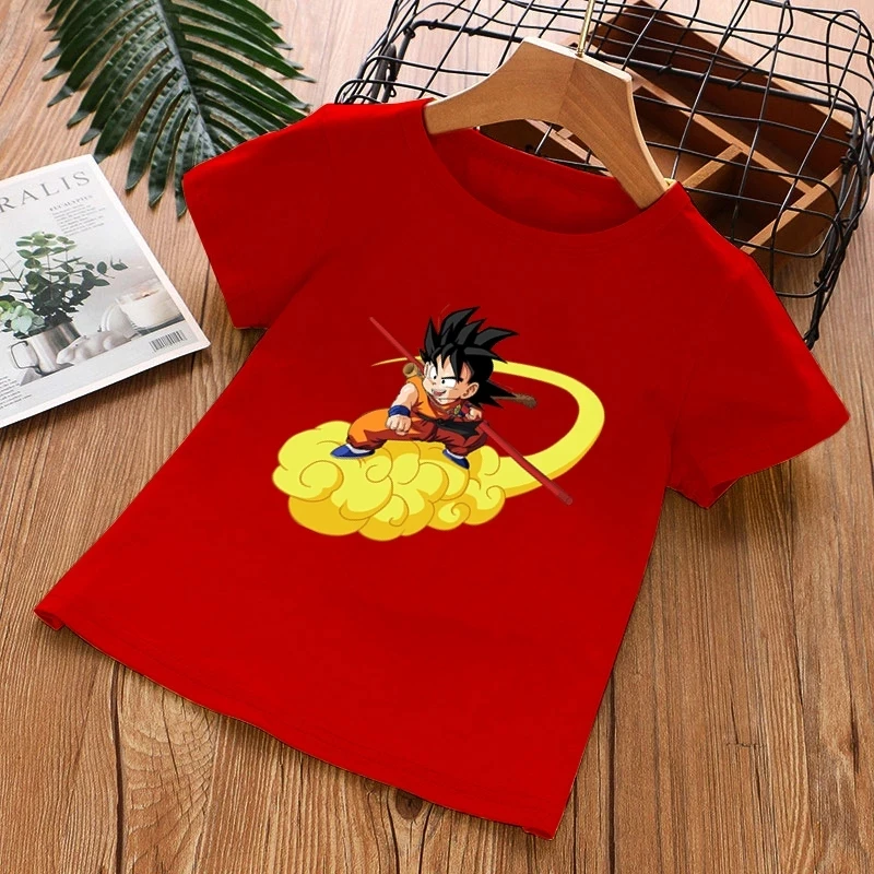 Jaunu bērnu drēbes zēniem Goku, Vegeta T Krekls Tshirts Bērniem, Meiteņu, Zēnu Drēbes Japānas Anime Kostīmu puiku drēbes lielais brālis