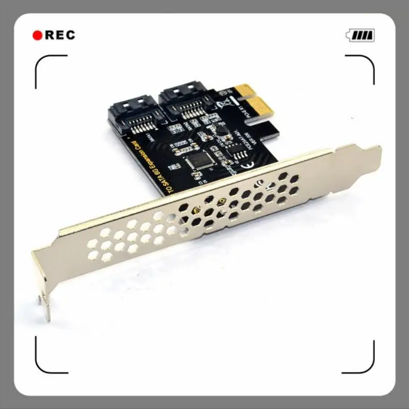 SATA PCI E Adapteris, 2 Porti SATA 3.0 PCIe 1X 4X 8X 16X Paplašināšanas Kartes Adapteris SATA 3 III PCI-e, PCI Express Konvertētājs