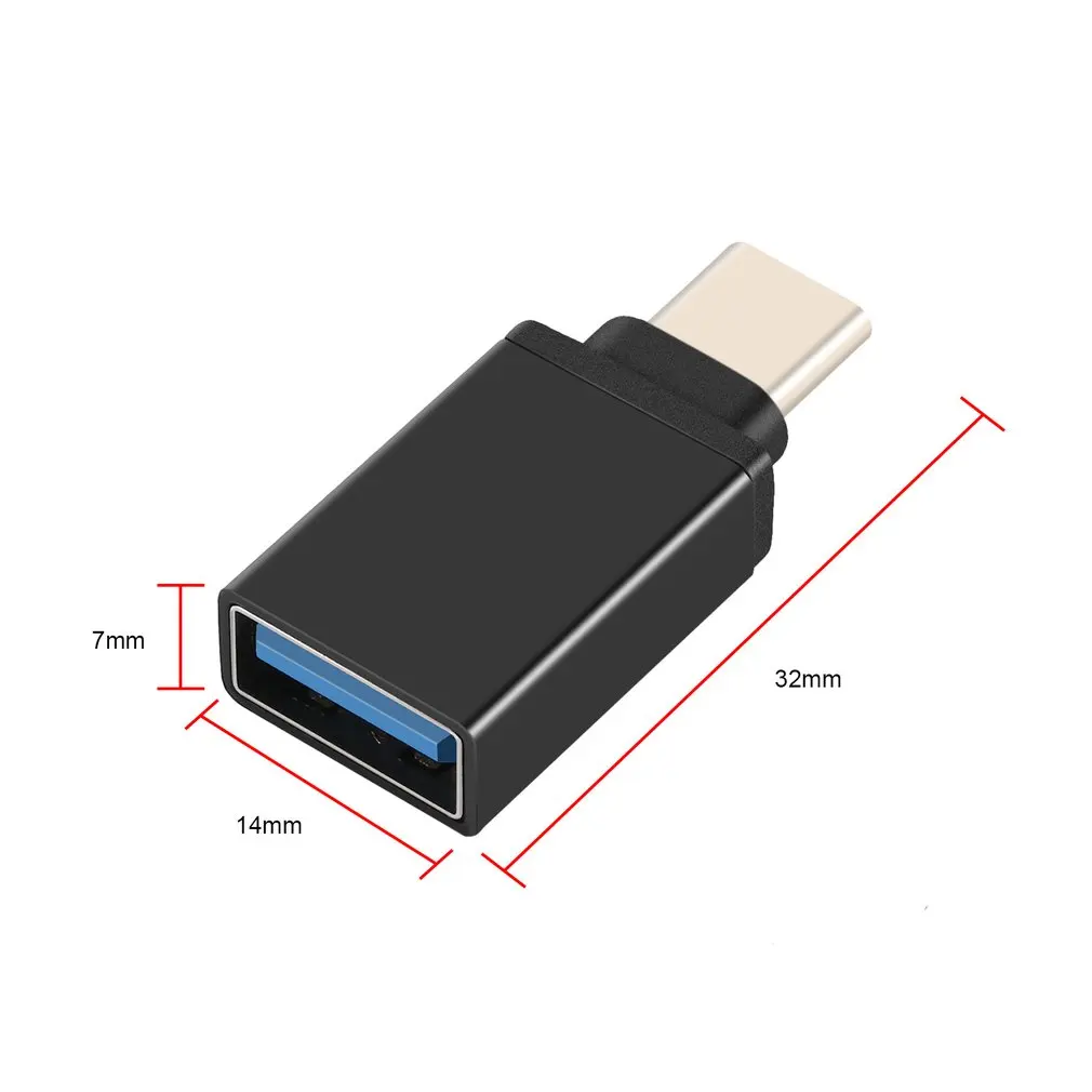 USB Type C OTG Adapteri USB 3.1 USB 3.0 OTG Tipa C Pārveidotājs Macbook Samsung S10 s9 Huawei USB-C Savienotājs