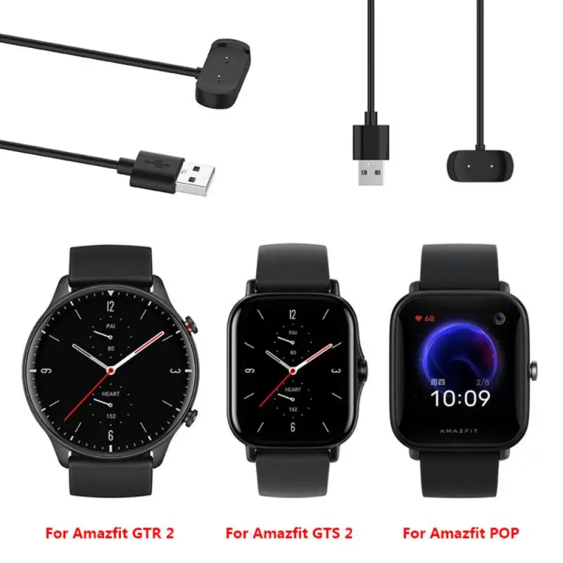 Smartwatch Doks Lādētāja Adapteri ar USB Uzlādes Kabelis Vadu Amazfit Vtn 2 (GTR2) / Gts 2 (GTS2) / Rkp U / Vtn 2e Smart Skatīties