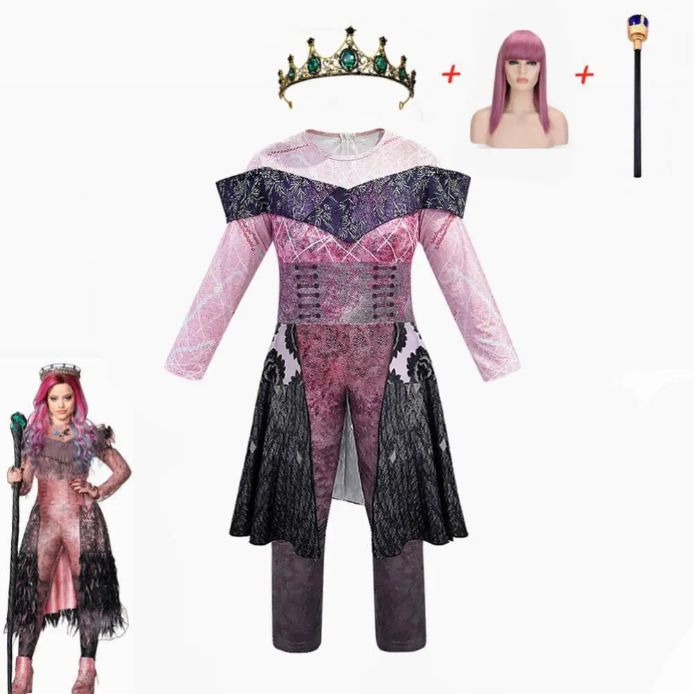 Karaliene Odrija Evie Meiteņu Kostīmi Halloween Tērpi Sievietēm Smieklīgi Puses Bērniem Odrija Pēcteči 3 Mal Cosplay Kostīmu Fantasia