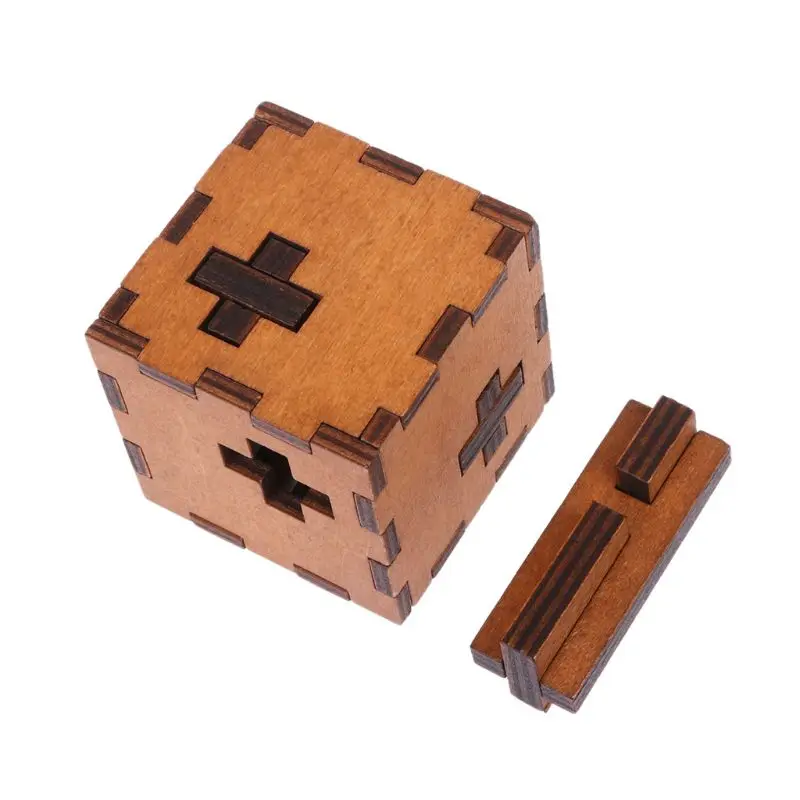 Jaunu Šveice Cube Koka Noslēpums Puzzle Box Koka Rotaļlietas Smadzeņu Ķircinātājs Rotaļlietas Bērniem C5AA