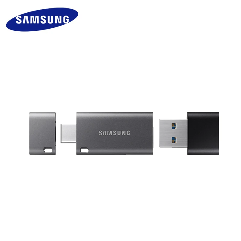 Oriģināls Samsung DUO Plus USB 3.1 Flash Drive 32GB 64GB, 128GB un 256 gb, Metāla, C Tips Memory Stick Pendrive viedtālrunis datoru