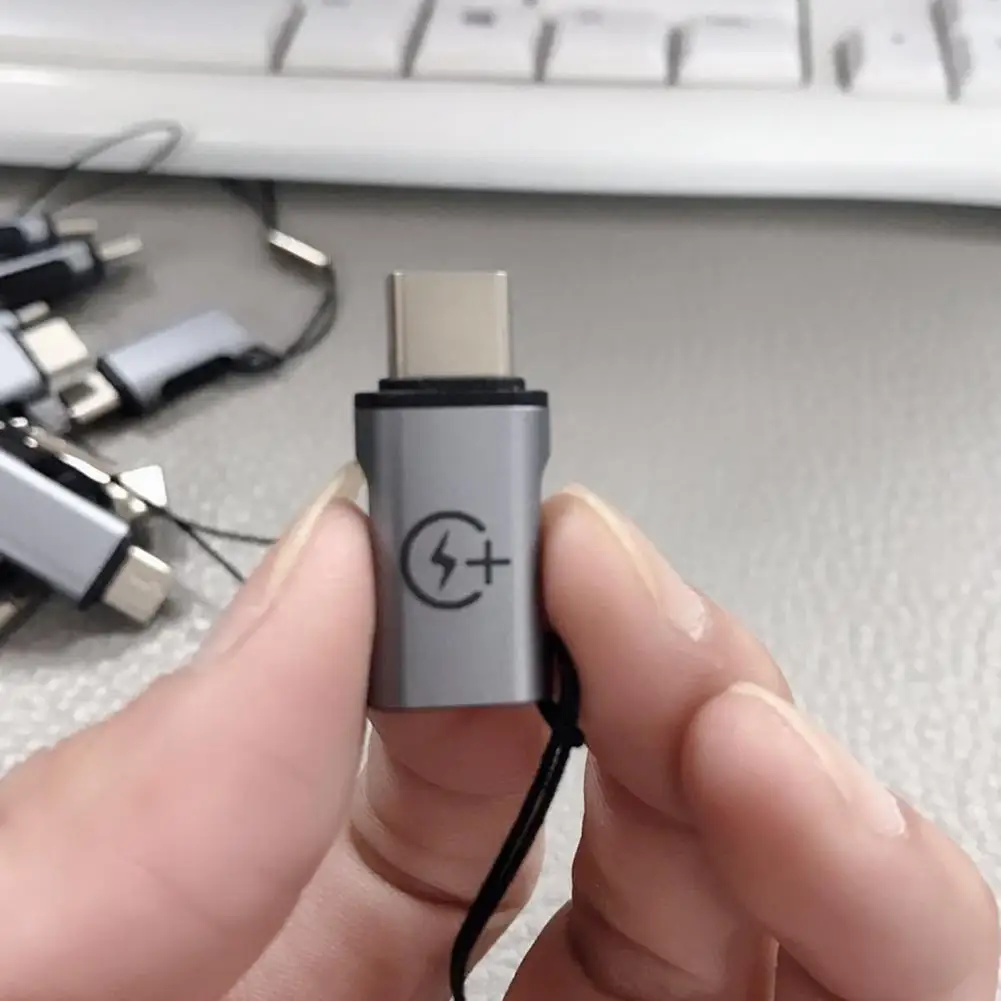 USB C Adapteri, Zibens Sieviešu USB C Tipa Vīriešu Adapteri Pārveidotājs iPhone 11 Pro Max X 8 Lādēšanas Datu Kabeļa Savienotājs