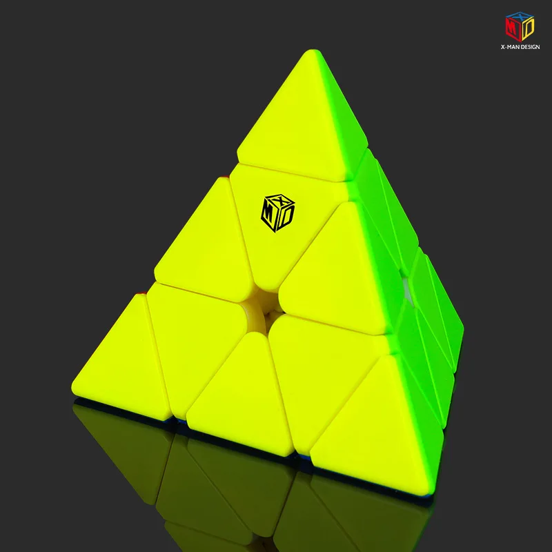 Qiyi BELL V2 M Magic Cube X-cilvēks Piramīdas Magnētisko 3x3x3 Pyramind magic cube 3x3 Ātrums Cube Magnēts Nostāju Sistēmas Cubo Magico